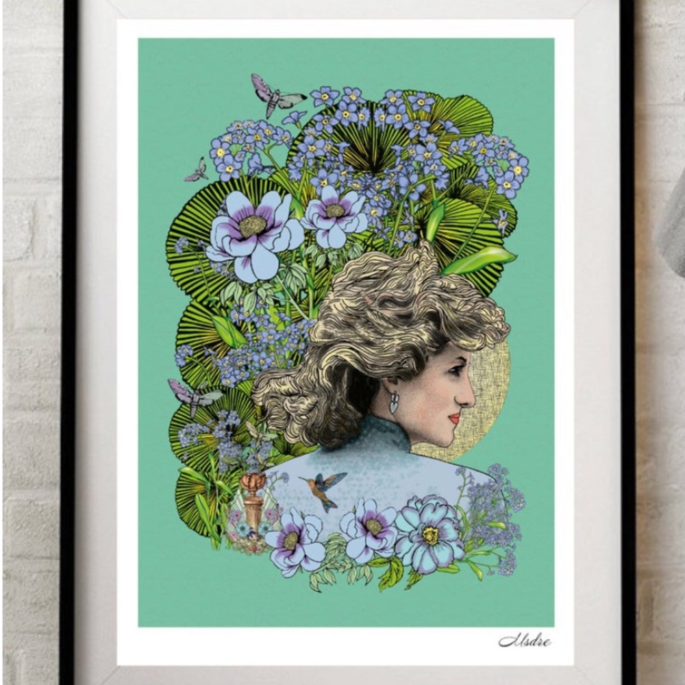 Princess Diana by MsDre Print